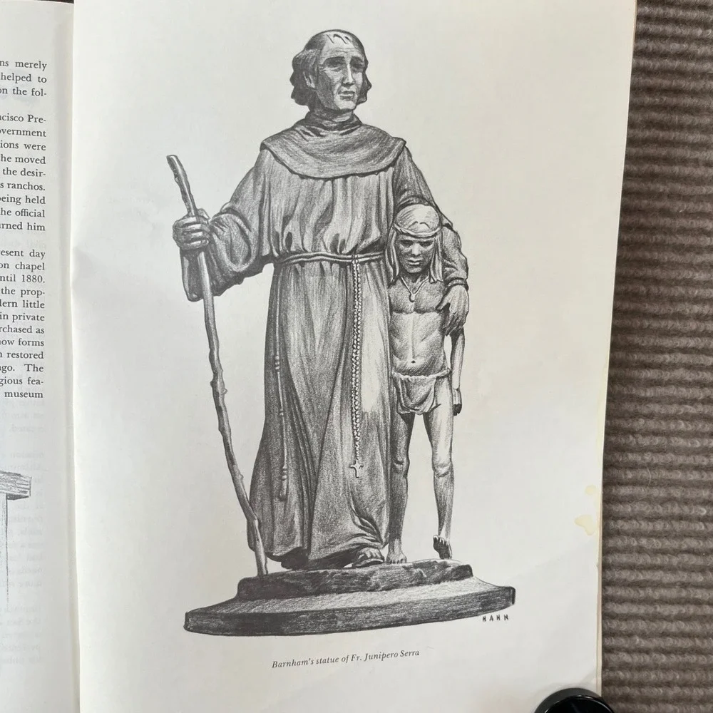 California's Missions Ralph B Wright Hahn Illustrated Vintage Softcover Book